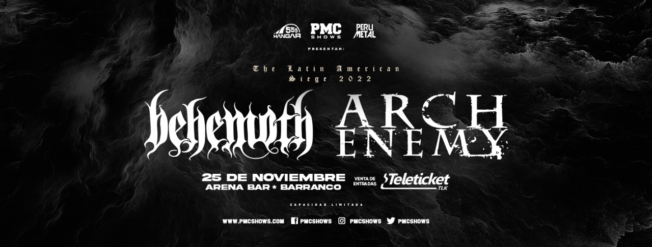 Metaleros peruanos tienen difícil elección: I am Morbid en concierto o Behemoth y Arch Enemy