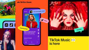 Imagen destacada del logotipo de TikTok Music, la nueva aplicación de música en streaming de TikTok.