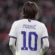 Luka Modric con la camiseta del Real Madrid