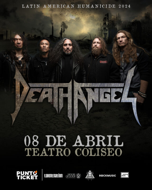 Death Angel en Chile flyer oficial