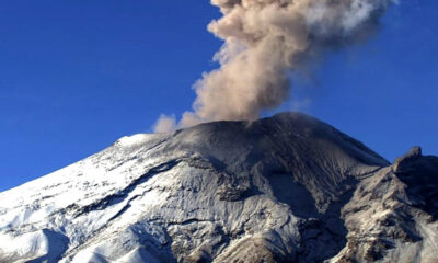 Volcán Popocatépetl: actividad moderada con posible caída de ceniza en 3 estados