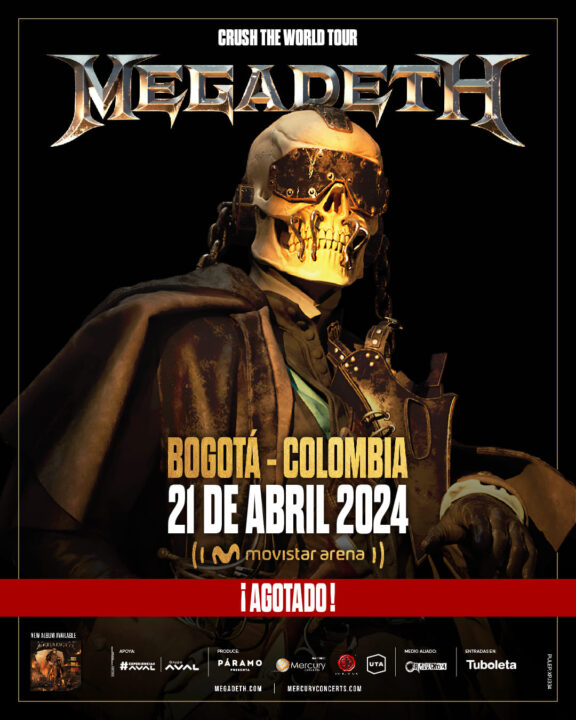 Megadeth en Colombia | 21 de abril
