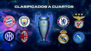 Los equipos clasificados a octavos de final de Champions League