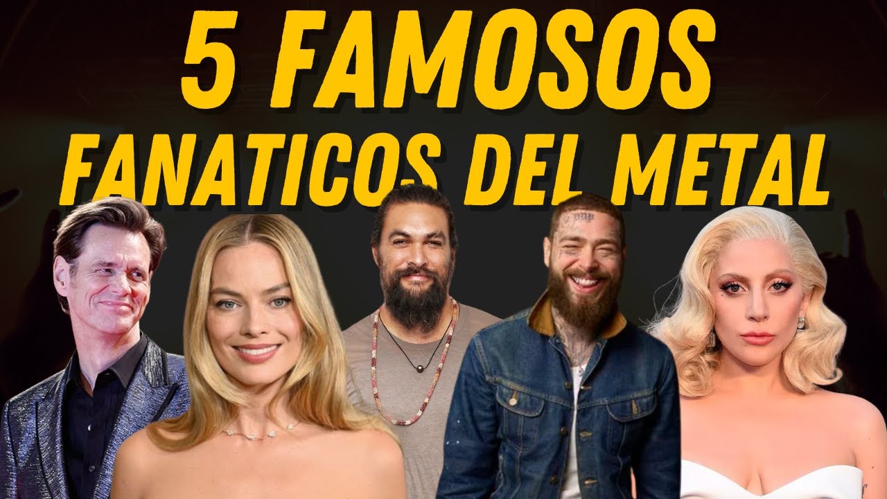 10 actores famosos que son fans declarados del metal