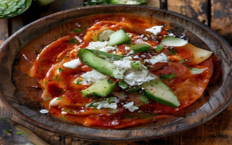 Chilaquiles rojos auténticos: receta paso a paso con salsa de chile guajillo