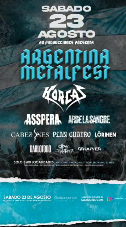 Conciertos de metal en Argentina 2026: agenda completa actualizada