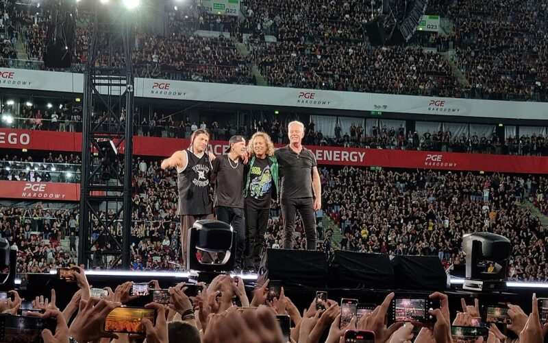Metallica libera videos profesionales de su paso por Bucarest 2026