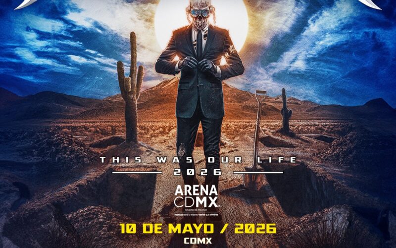 Megadeth en CDMX: 10 de mayo de 2026 en la Arena Ciudad de México