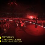Metallica publica el video oficial de 'Creeping Death' tocada en Atenas