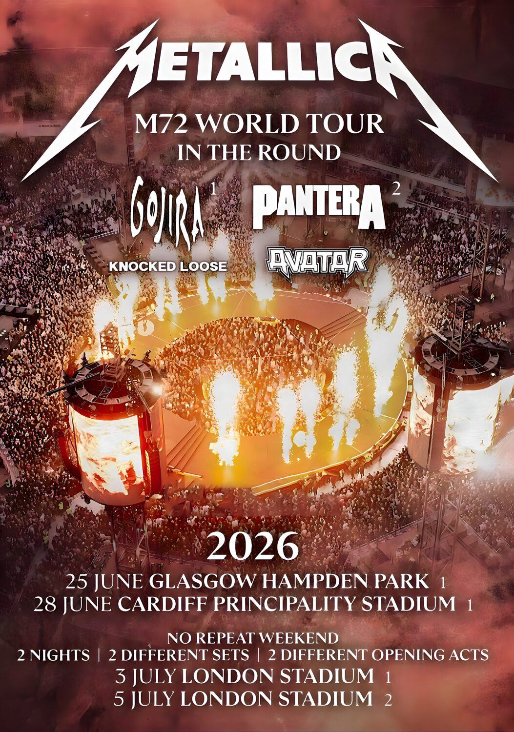 metallica bucarest 2026