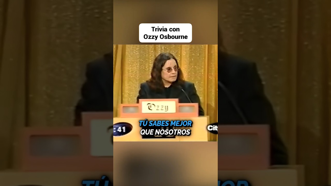 Ozzy Osbourne recordó la pregunta bizarra que le hizo un médico en el hospital psiquiátrico