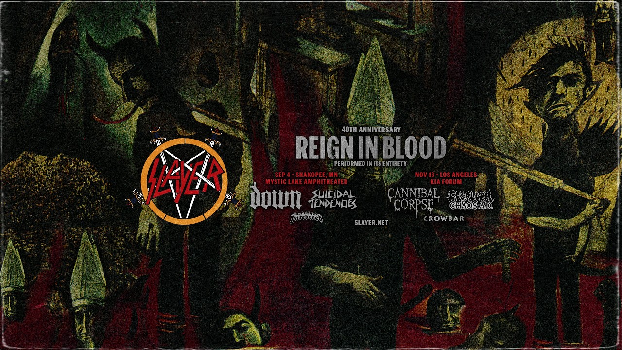 «Reign in Blood» cumple 40 años: el disco más extremo del thrash
