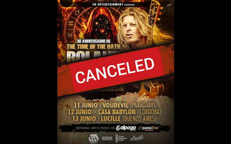 Masterplan cancela fechas en Sudamérica: Roland Grapow explica los motivos