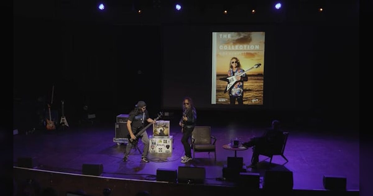 Kirk Hammett de Metallica revela su colección de guitarras y jammea en Londres