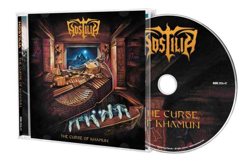 hostilia lanza el primer sencillo y detalles de su álbum the curse of khamun