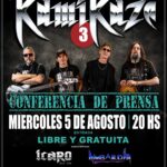 kamikaze anuncia la conferencia de prensa oficial por los 35 años de “kamikaze 3”