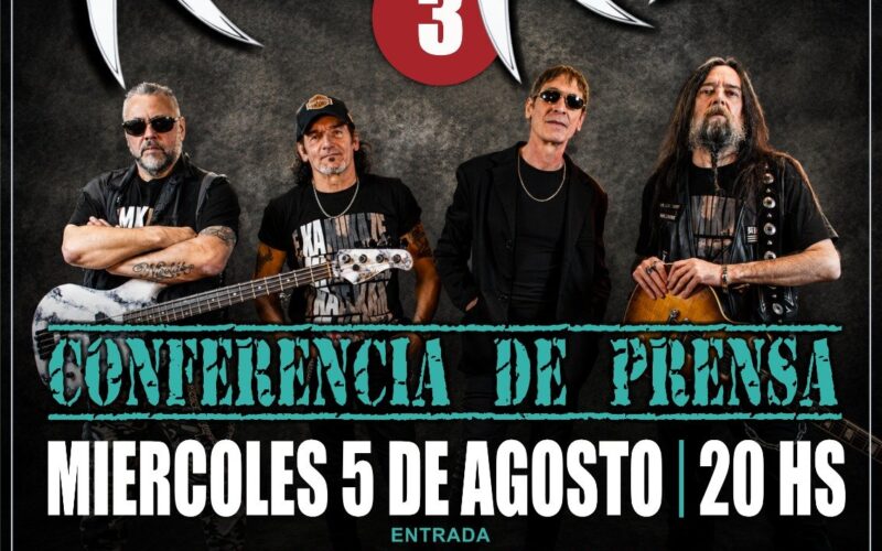 Kamikaze anuncia la conferencia de prensa oficial por los 35 años de “Kamikaze 3”