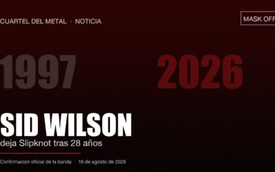 Sid Wilson confirma su salida de Slipknot con cambio en Instagram
