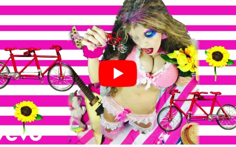 the great kat versiona “daisy bell bicycle built for two” con shred metal