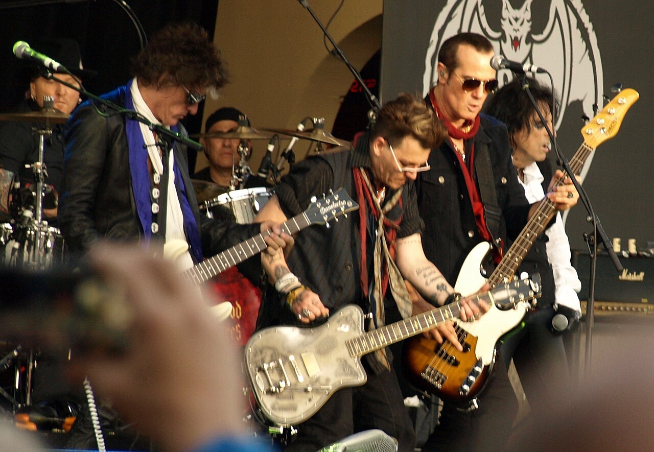 Hollywood Vampires en concierto con Alice Cooper y Joe Perry en Estocolmo