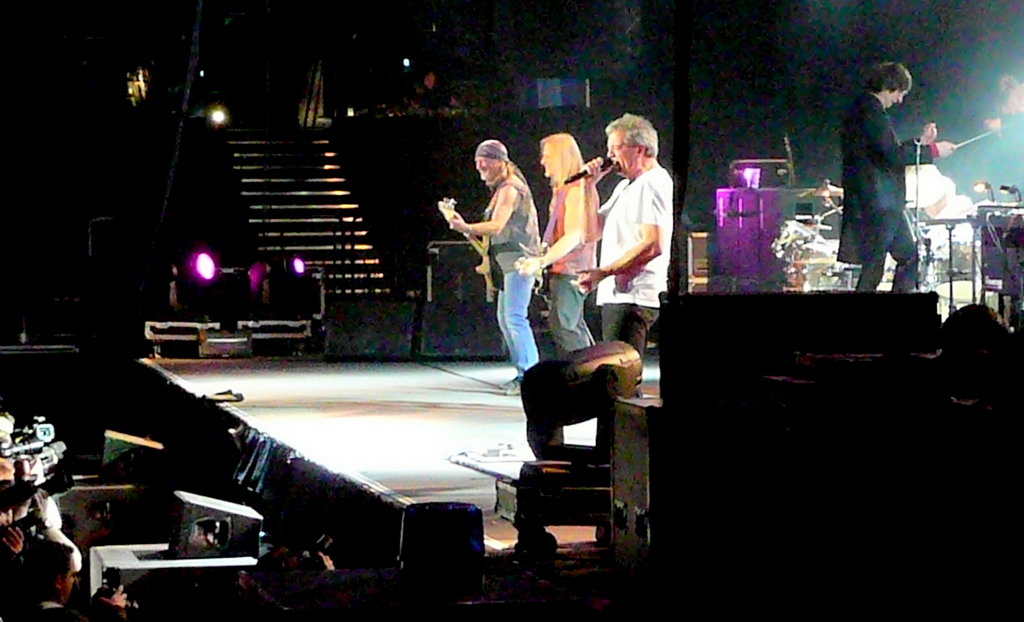 Deep Purple sobre el escenario del LG Arena en el Reino Unido
