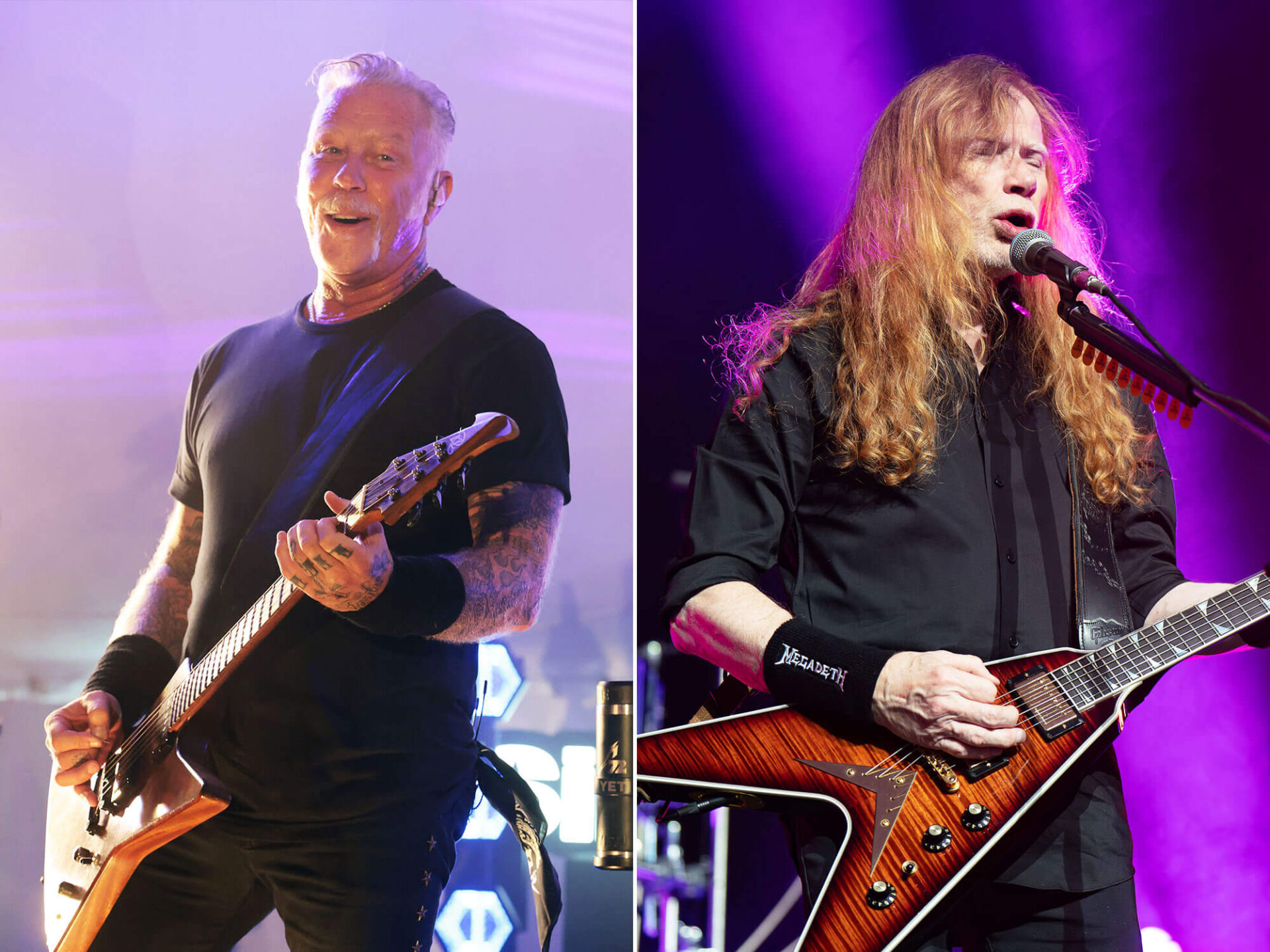 james hetfield dave mustaine