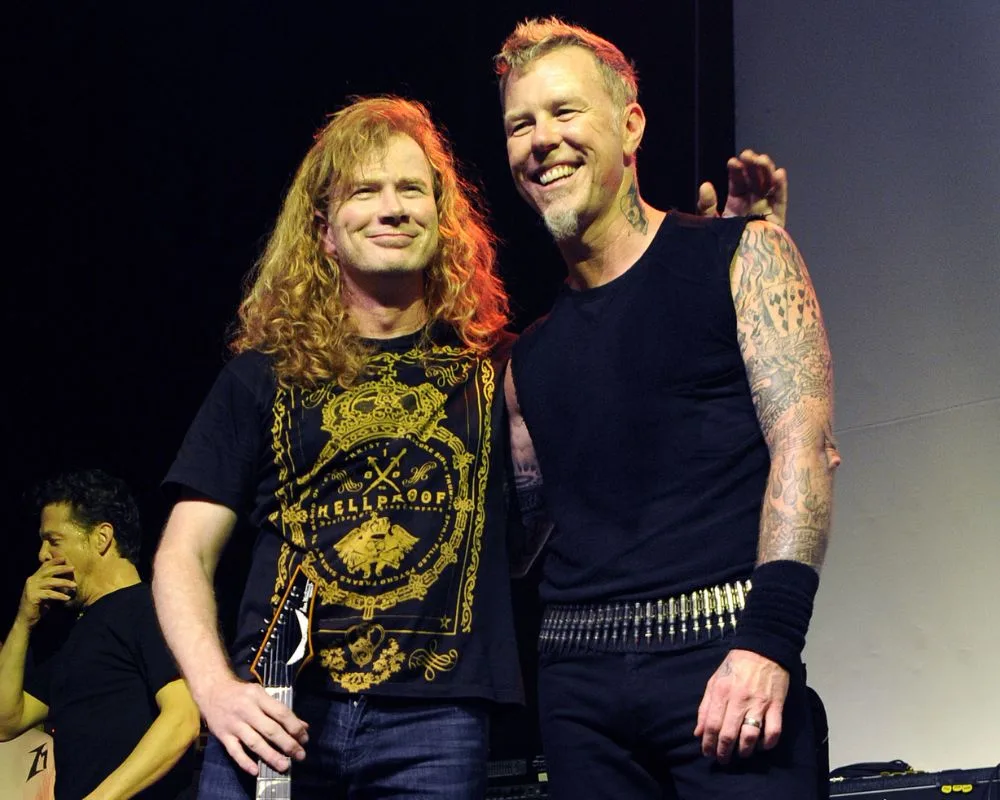 james hetfield dave mustaine