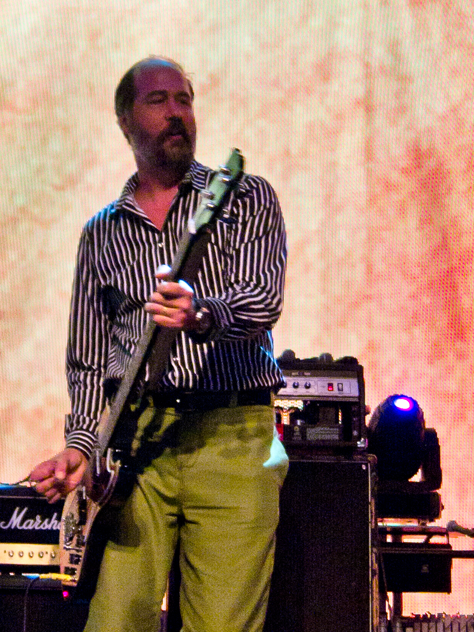 Krist Novoselic, bajista original de Nirvana, en una aparición pública