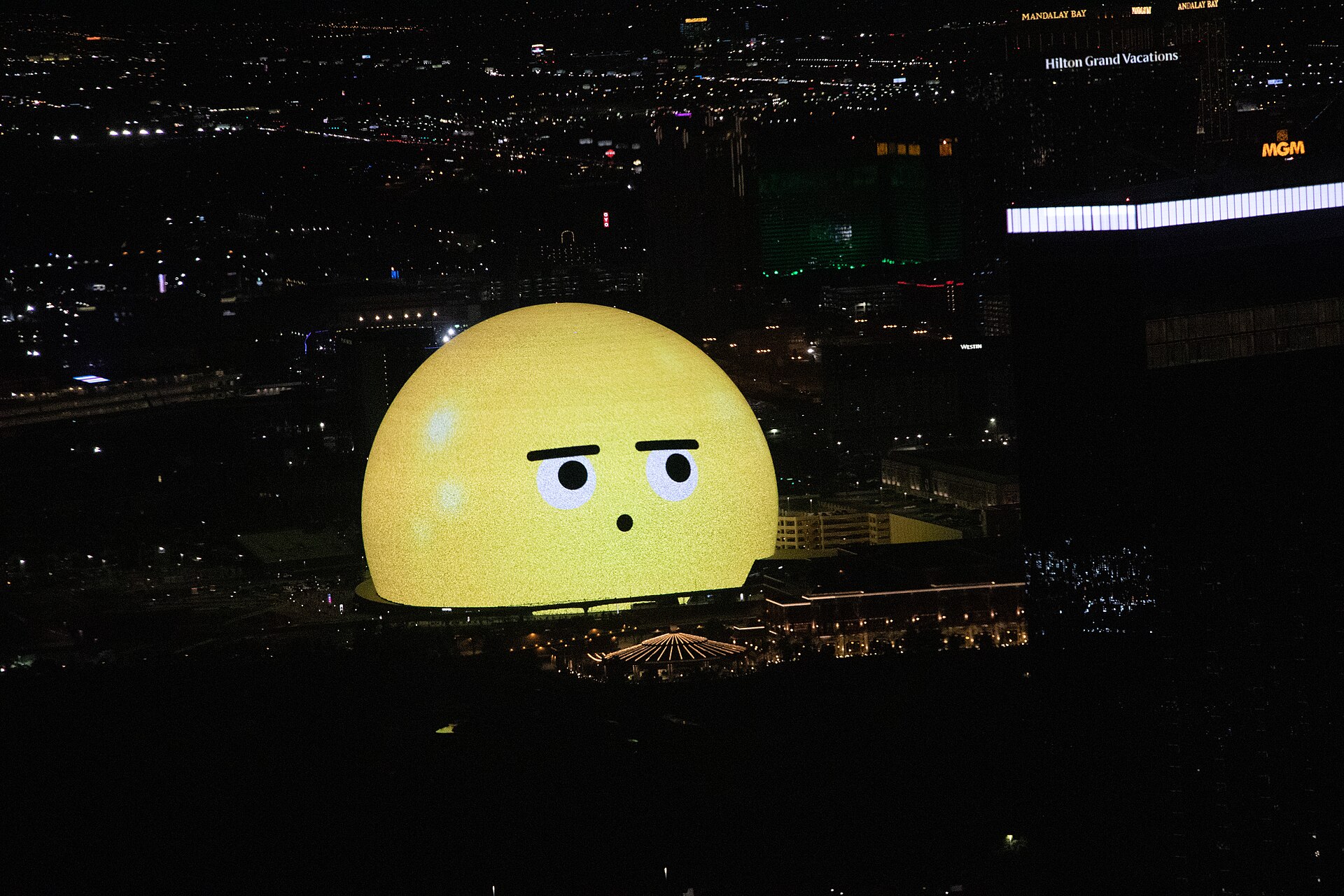 El Sphere de Las Vegas, sede de la residencia de Metallica en Sphere Life Burns Faster