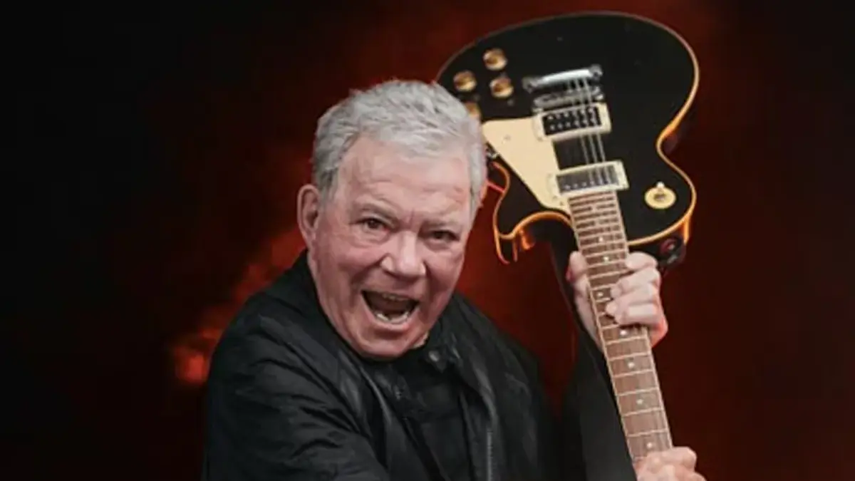 William Shatner debuta a sus 95 años en un show de heavy metal en vivo