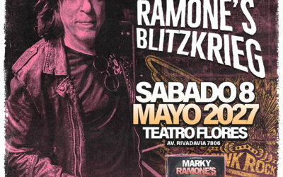 MARKY RAMONE vuelve a la Argentina con su banda “BLITZKRIEG”