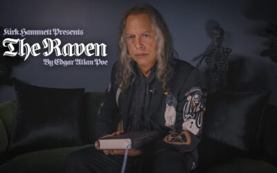 Kirk Hammett de Metallica lee “The Raven”