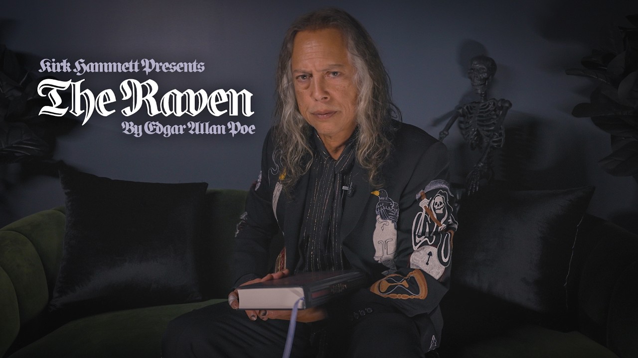 Kirk Hammett de Metallica lee "The Raven"