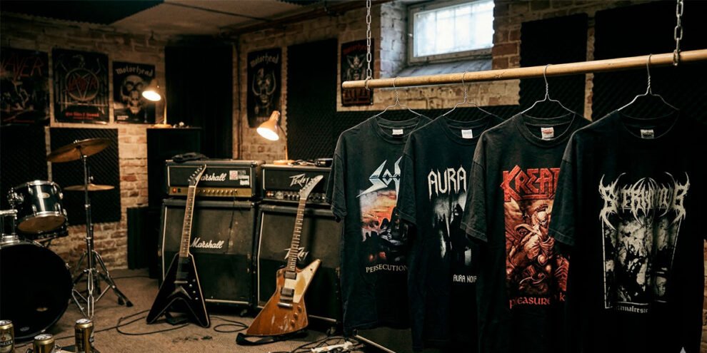 merch oficial de metal