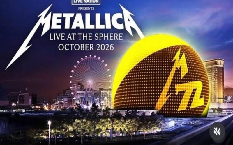Metallica en el Sphere de Las Vegas: el thrash metal conquista la tecnología del futuro